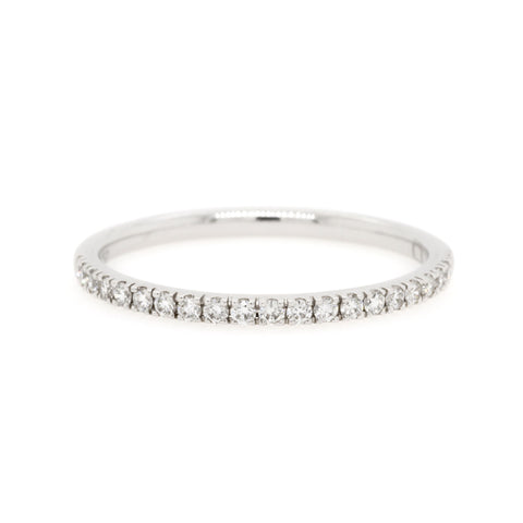 18ct White Gold Diamond Wedding Ring TDW = 0.21ct - Duffs Jewellers