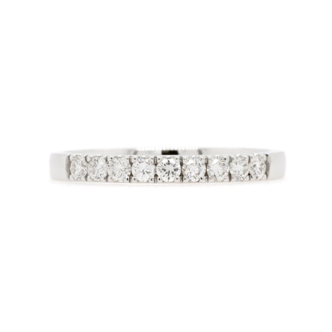 18ct White Gold Diamond Wedding Ring TDW = 0.32ct - Duffs Jewellers