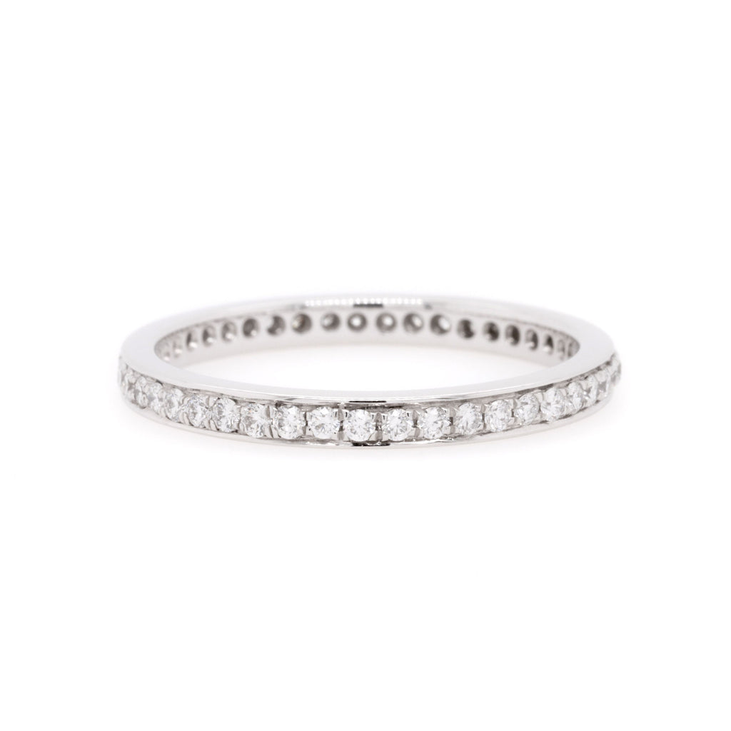 18ct White Gold Diamond Wedding Ring TDW = 0.45ct - Duffs Jewellers