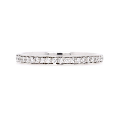 18ct White Gold Diamond Wedding Ring TDW = 0.22ct - Duffs Jewellers