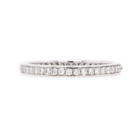 18ct White Gold Diamond Wedding Ring TDW = 0.45ct - Duffs Jewellers