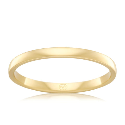 18ct Yellow Gold 2.5mm Wedding Ring - Duffs Jewellers