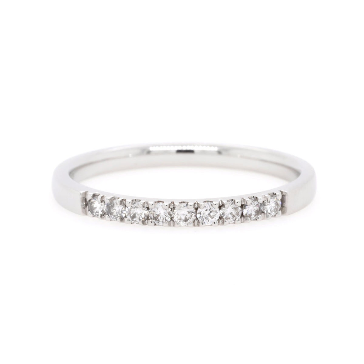 18ct White Gold Diamond Wedding Ring TDW = 0.18ct - Duffs Jewellers