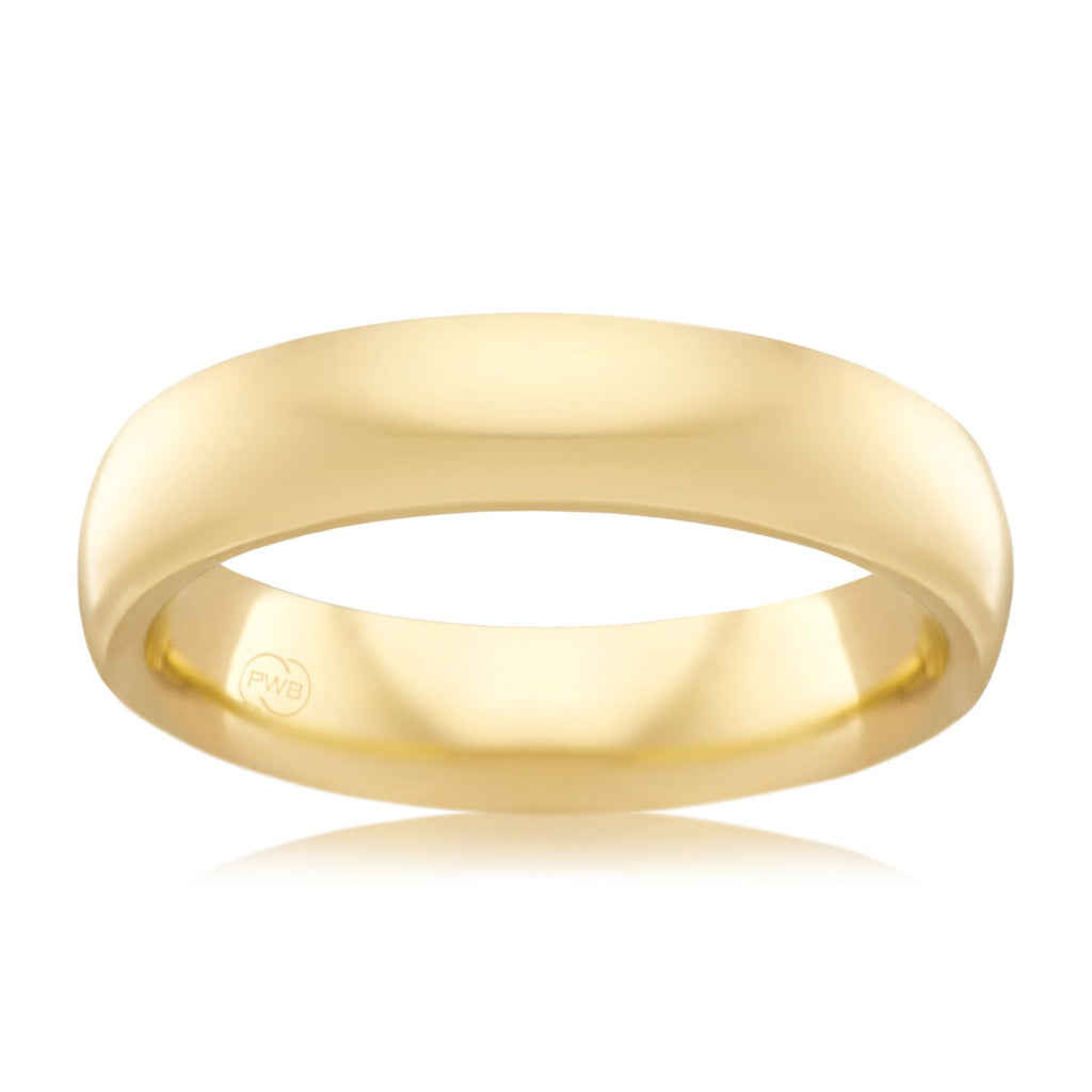 9ct Yellow Gold 5mm Wedding Ring - Duffs Jewellers
