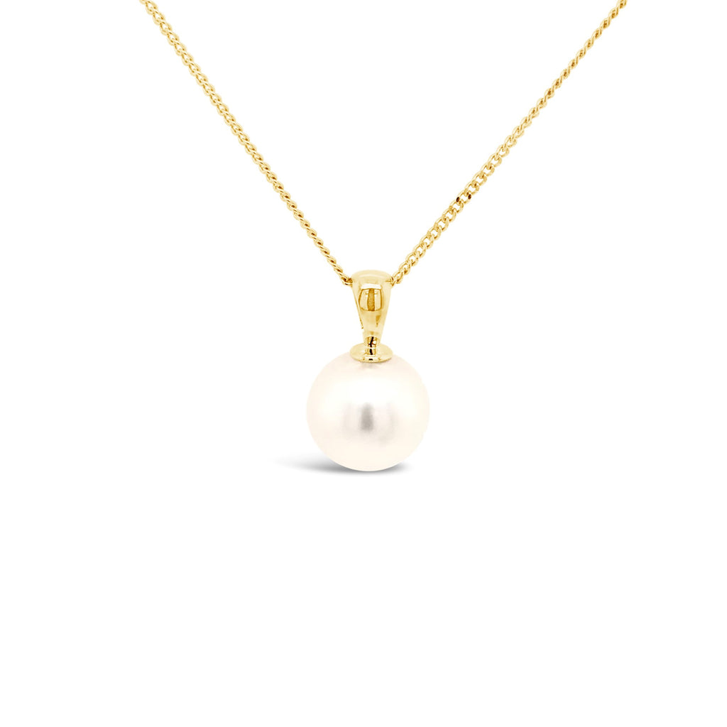 Yellow gold South Seas Pearl pendant - Duffs Jewellers