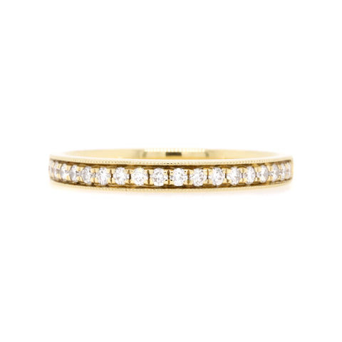 18ct Yellow Gold Diamond Wedding Ring TDW = 0.21ct - Duffs Jewellers