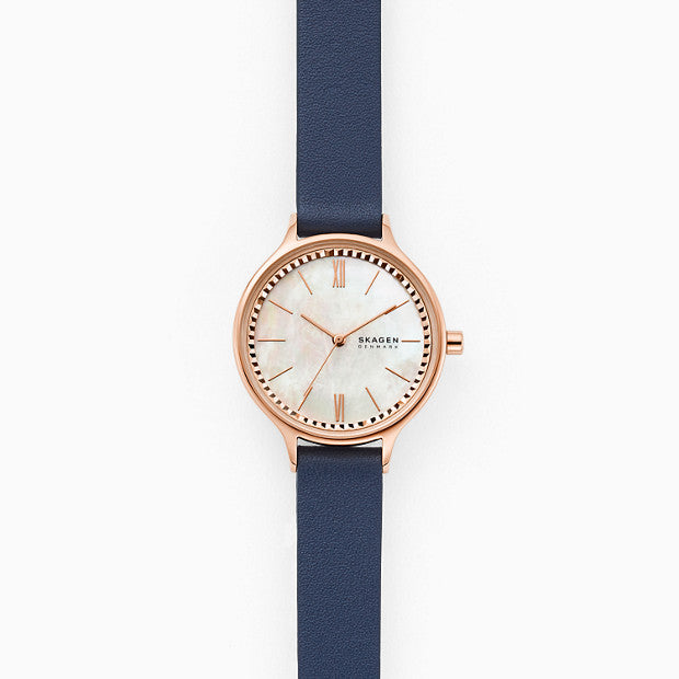 Skagen Anita Blue Analogue Watch - Duffs Jewellers