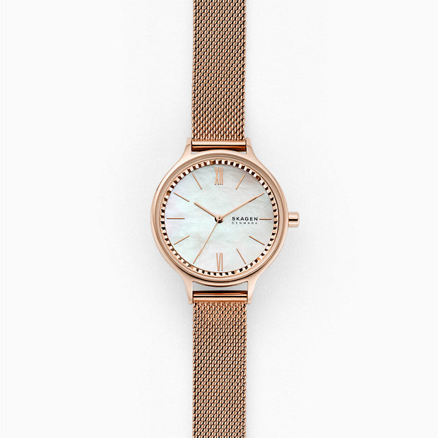 Skagen Anita Rose Gold-Tone Analogue Watch - Duffs Jewellers