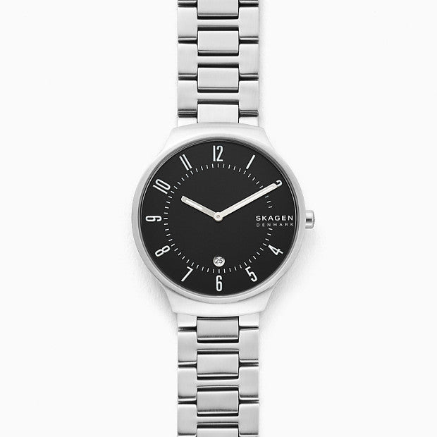 Skagen Grenen Silver-Tone Analogue Watch - Duffs Jewellers