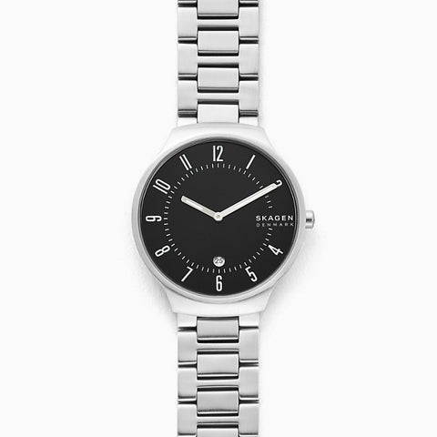 Skagen Grenen Silver-Tone Analogue Watch - Duffs Jewellers