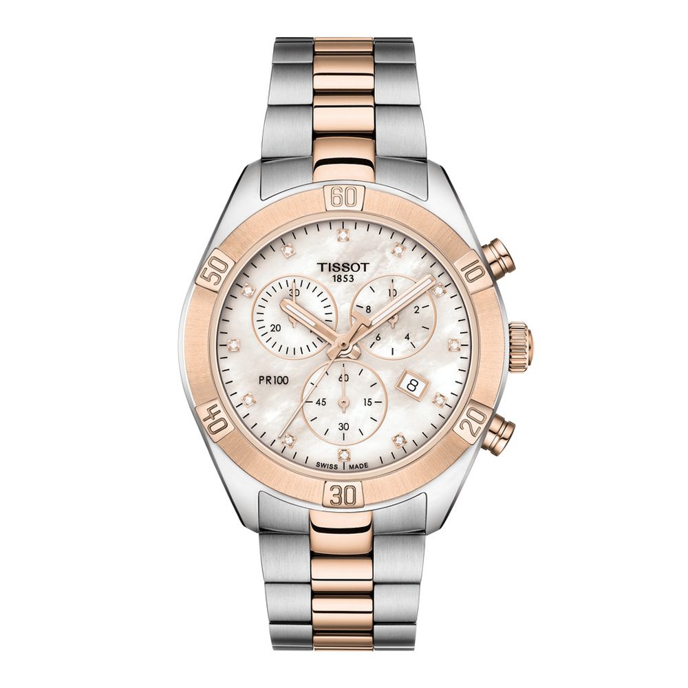 Tissot PR 100 Sport Chic Chronograph - Duffs Jewellers