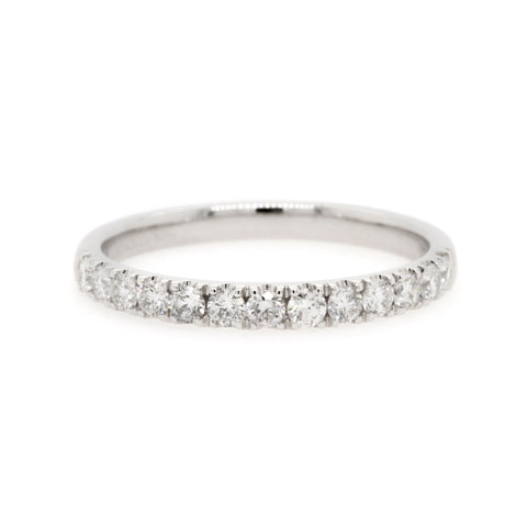 18ct White Gold Diamond Wedding Ring TDW = 0.45ct - Duffs Jewellers