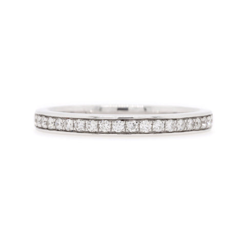 18ct White Gold Diamond Wedding Ring TDW = 0.19ct - Duffs Jewellers