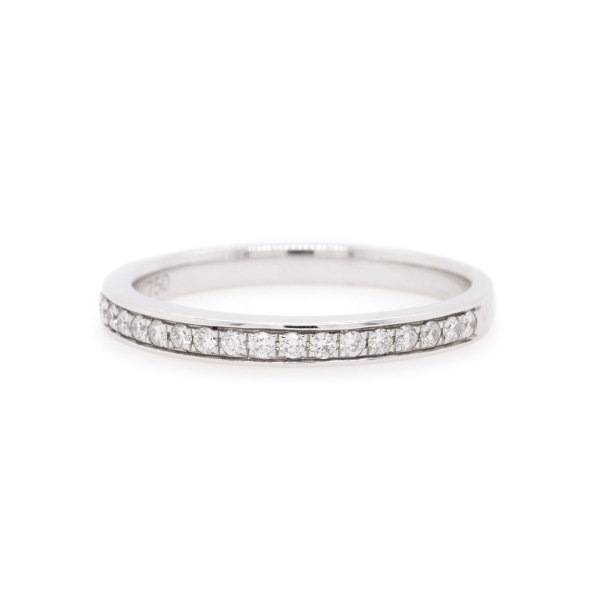 18ct White Gold Diamond Wedding Ring TDW = 0.19ct - Duffs Jewellers