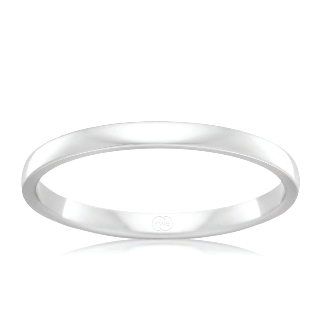 18ct White Gold 2.5mm Wedding Ring - Duffs Jewellers