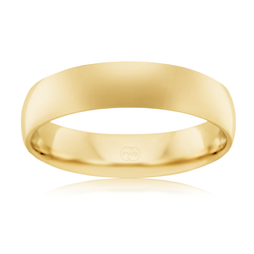 9ct Yellow Gold 5mm Wedding Ring - Duffs Jewellers