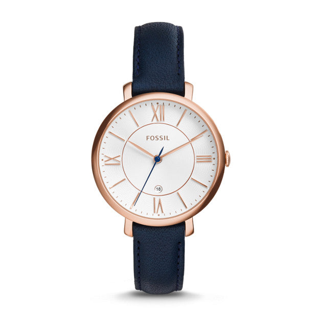 Fossil Jacqueline Blue Analogue Watch - Duffs Jewellers