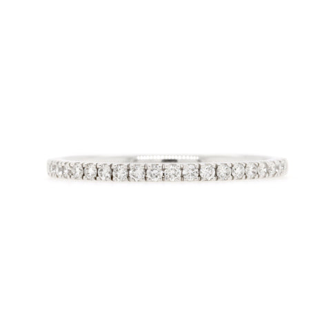 18ct White Gold Diamond Wedding Ring TDW = 0.21ct - Duffs Jewellers