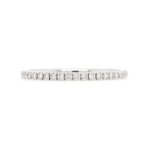 18ct White Gold Diamond Wedding Ring TDW = 0.21ct - Duffs Jewellers