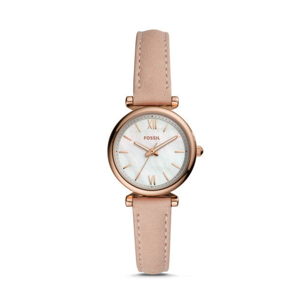 Fossil Carlie Mini Nude Analogue Watch - Duffs Jewellers