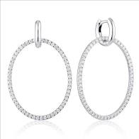 Georgini Julietta Julietta Oval Drop Earrings - Duffs Jewellers