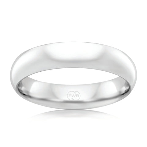 9ct White Gold 5.5mm Wedding Ring - Duffs Jewellers
