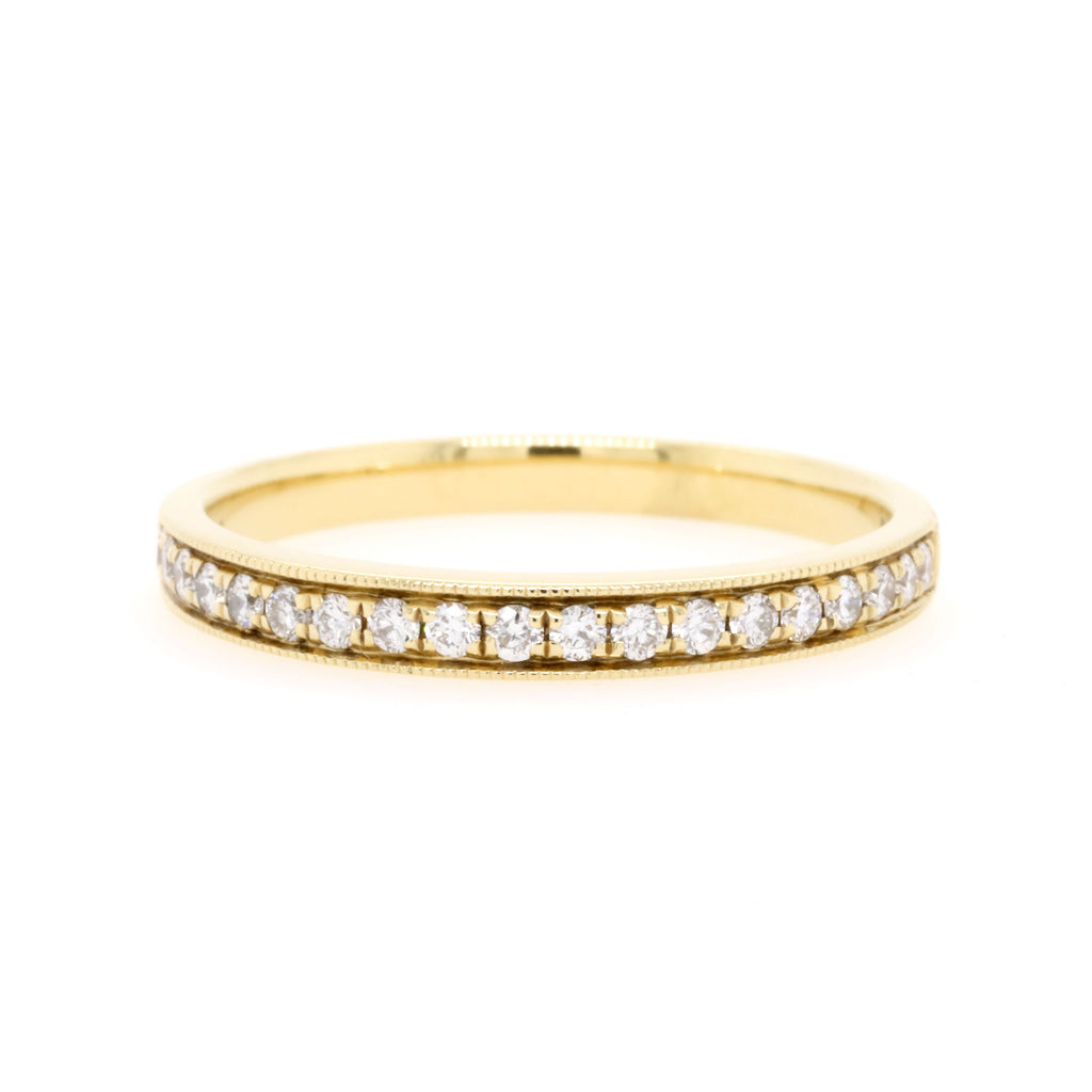 18ct Yellow Gold Diamond Wedding Ring TDW = 0.21ct - Duffs Jewellers