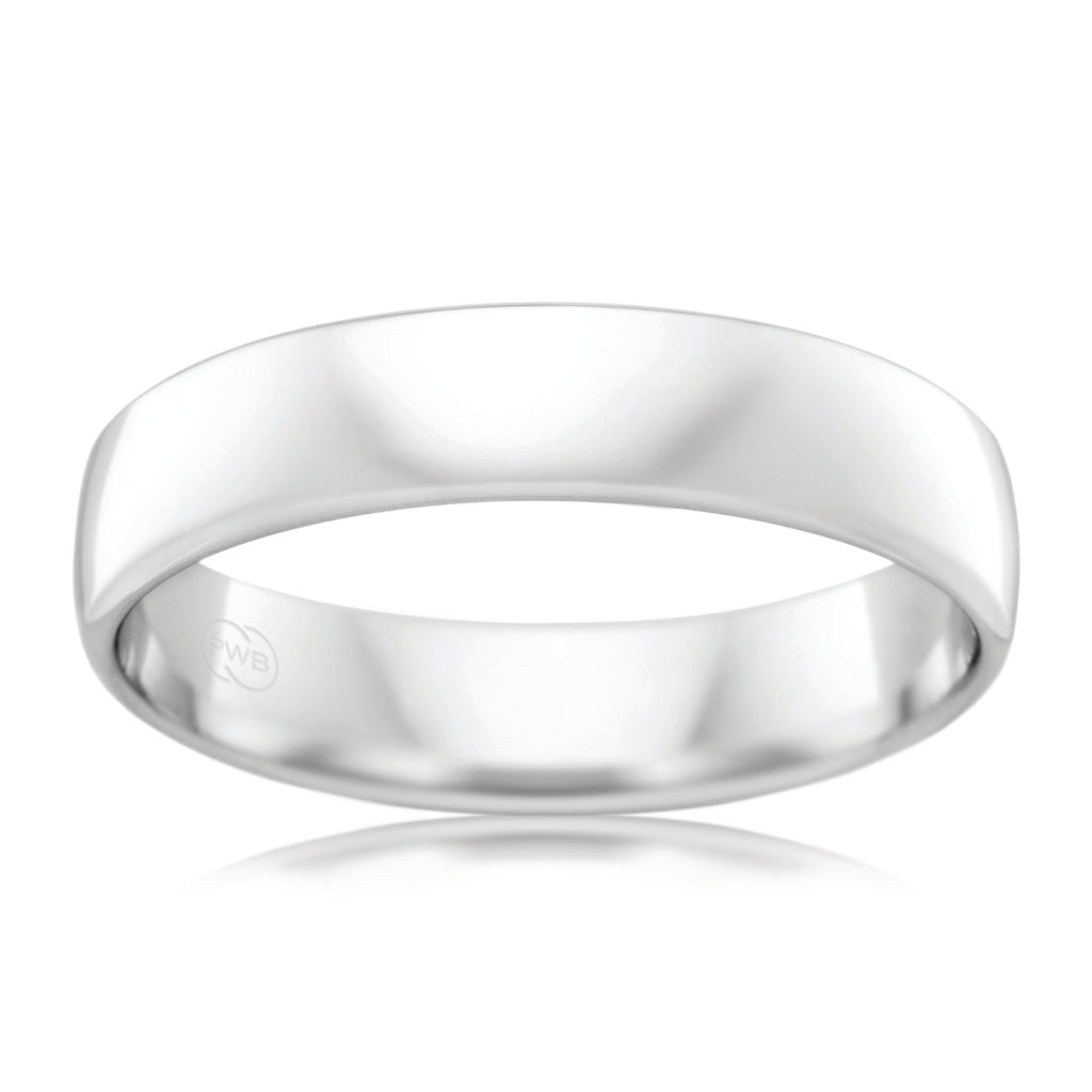 9ct White Gold 5.5mm Wedding Ring - Duffs Jewellers