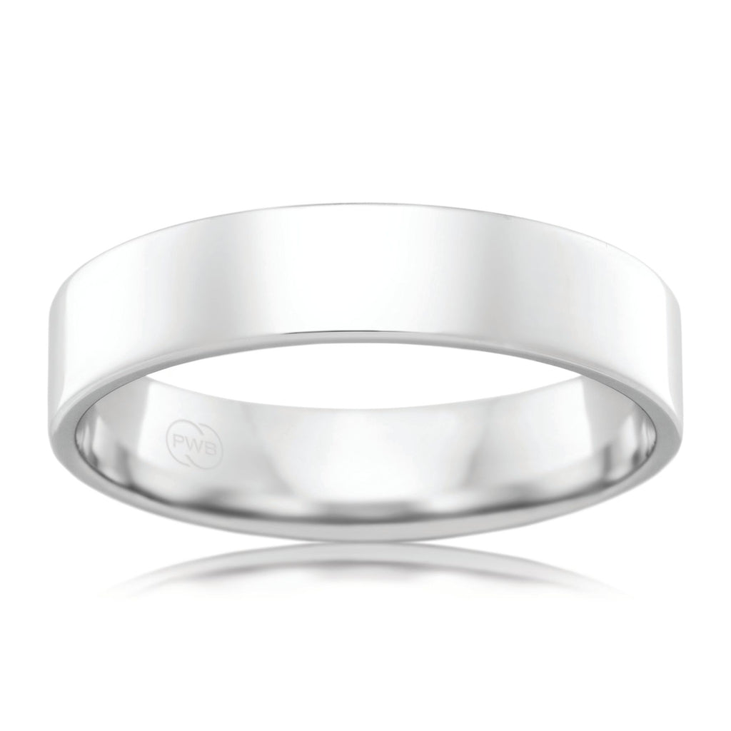 9ct White Gold 5.5mm Wedding Ring - Duffs Jewellers