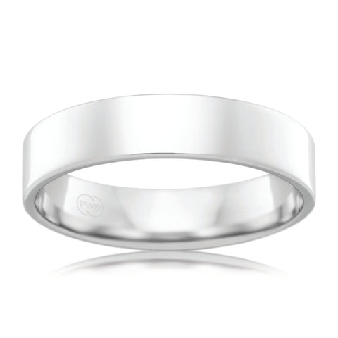 9ct White Gold 5.5mm Wedding Ring - Duffs Jewellers
