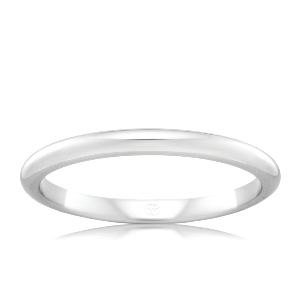 18ct White Gold 2.5mm Wedding Ring - Duffs Jewellers