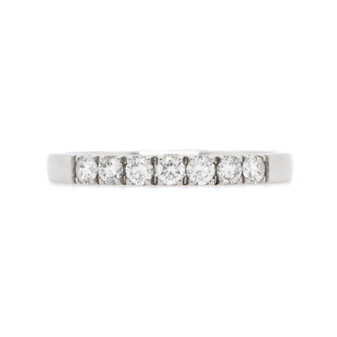 18ct White Gold Diamond Wedding Ring TDW = 0.39ct - Duffs Jewellers