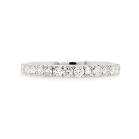 18ct White Gold Diamond Wedding Ring TDW = 0.45ct - Duffs Jewellers